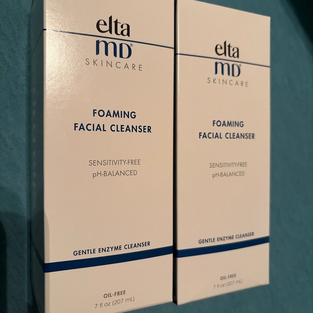 New EltaMD foaming facial gentle enzyme ph-balanced cleanser face wash